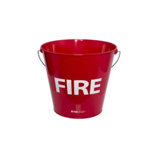 Fire Bucket with Stand – Red, 9 Liters