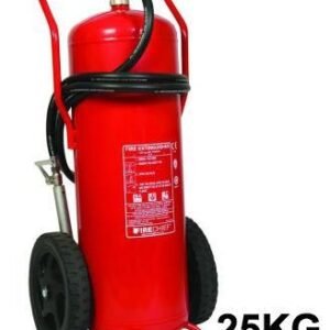 Buy 25kg DCP Dry Powder Trolley Fire Extinguisher for industrial and commercial use in Pakistan – Safe Traders