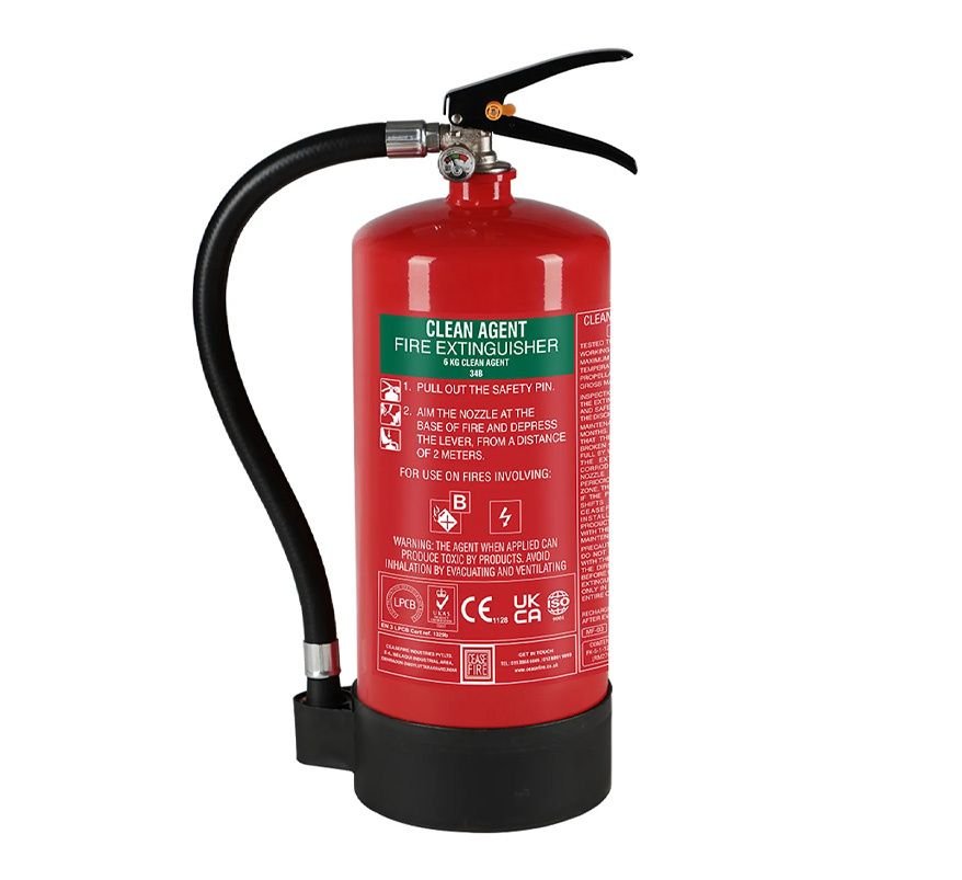Halotron Fire Extinguisher 4kg | Clean Agent Extinguisher