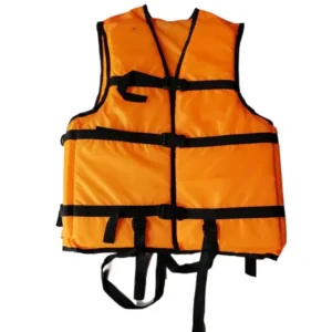 Adult life jacket 120kg with best quality fabric, buckle, and reflective strips for marine and rescue safety – Safe Traders Pakistan